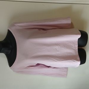 NWOT Eileen Fisher Light Lavender Scoopneck Tee shirt Top